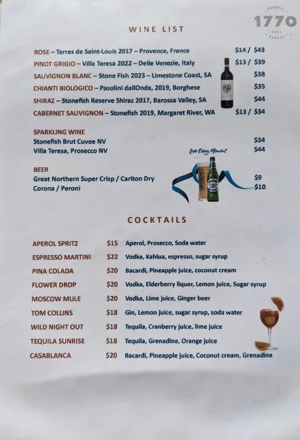 Kurnell 1770 Bakery & Cafe.
