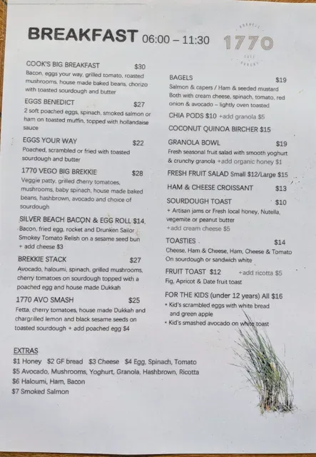 Kurnell 1770 Bakery & Cafe.