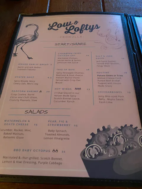 Low And Lofty's Cocktail Bar & BBQ Restaurant Cronulla