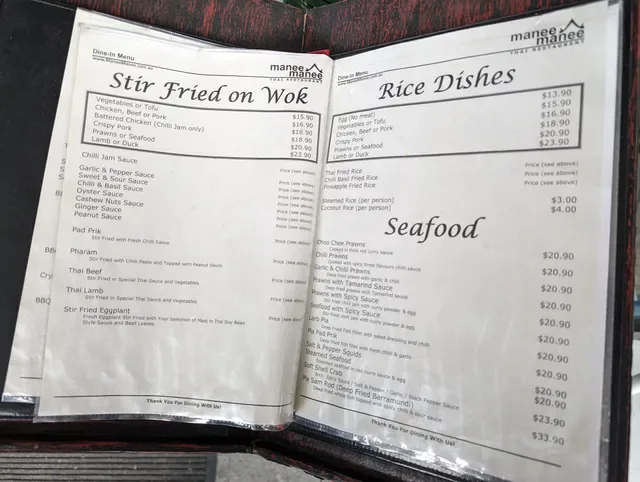 Manee Manee Thai Restaurant