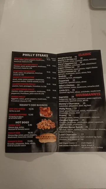 Manny's Diner Phillys & Pizza (chippendale)