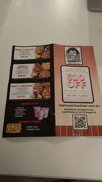 Manny's Diner Phillys & Pizza (chippendale)