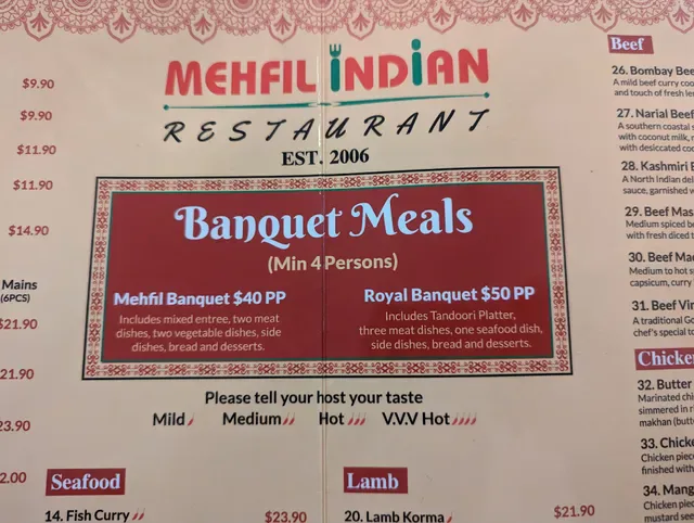 Mehfil Indian Restaurant