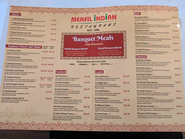 Mehfil Indian Restaurant