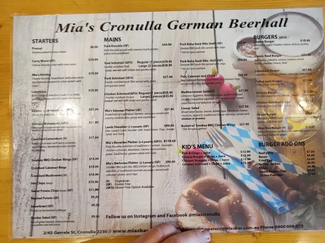 Mia's Cronulla German Beerhall