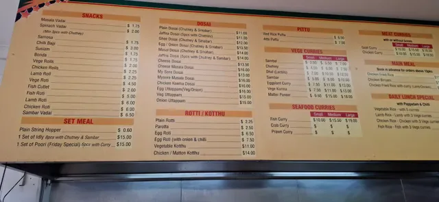 New Shakthi Takeaway and Restaurant