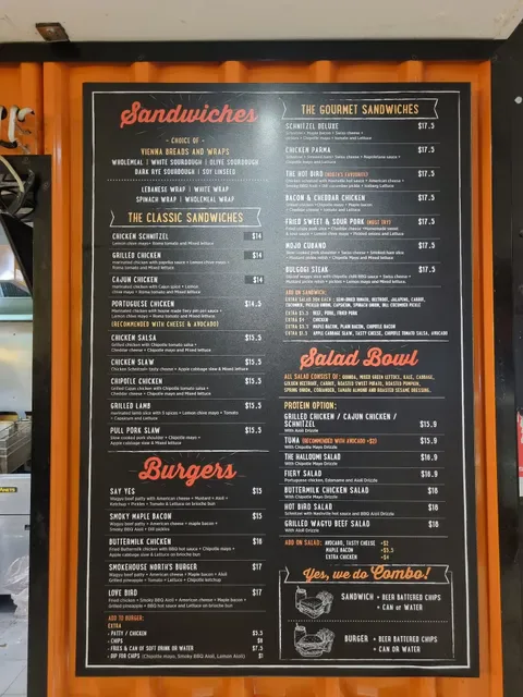 North Sandwiches and Burger Bridge St