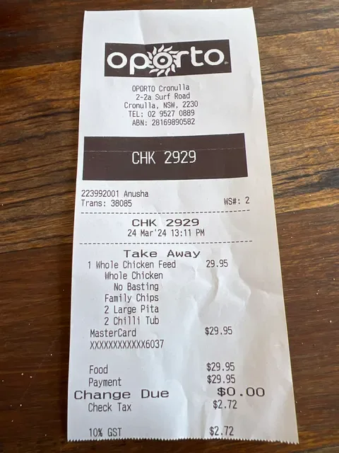 Oporto Cronulla