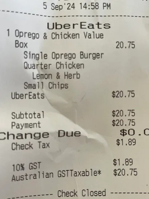 Oporto Hoxton Park Drive Thru