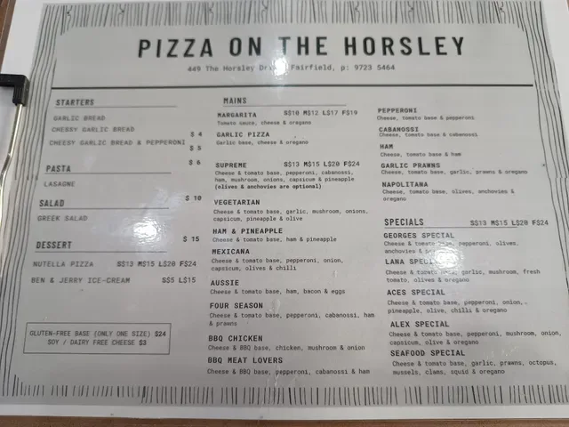 Pizza on the Horsley
