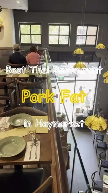 Porkfat Thai Restaurant Sydney