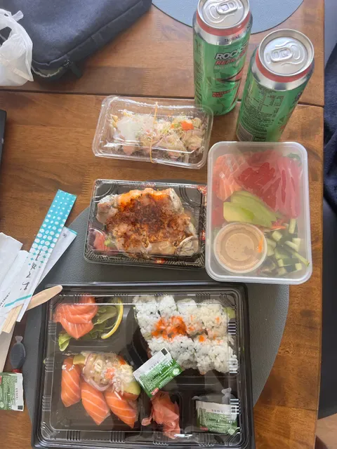 sushi and bowl