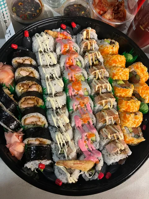 sushi and bowl