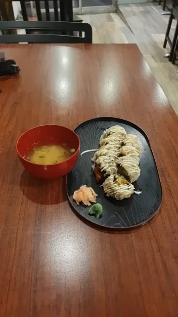 sushi and bowl