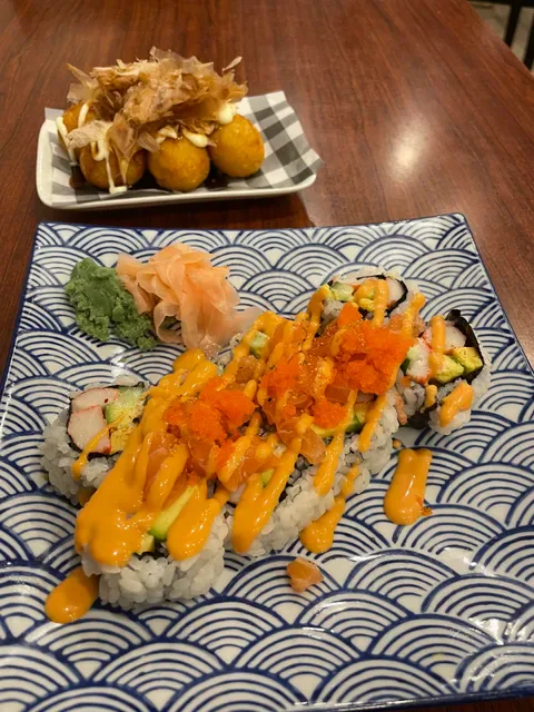 sushi and bowl