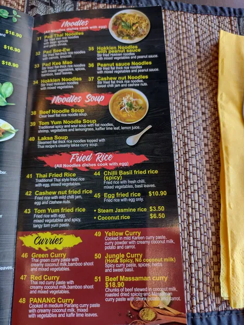 Thai Recipes Restaurant Campbelltown Marketfair