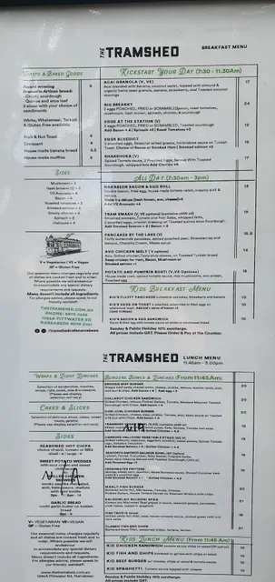 The Tramshed Cafe Narrabeen