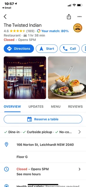 The Twisted Indian Restaurant