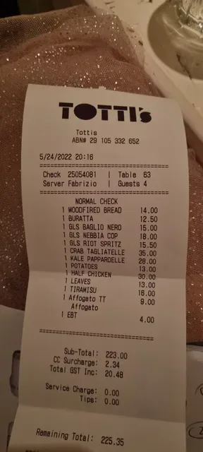 Totti's Rozelle