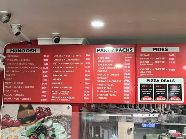 Zahra's Pizza and Munoosh
