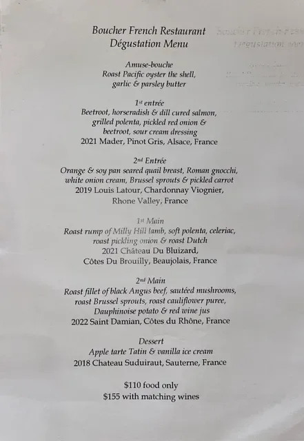 Boucher French Bistro