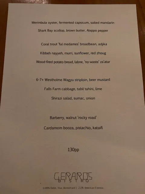 Gerard’s Bistro