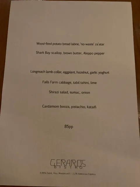 Gerard’s Bistro
