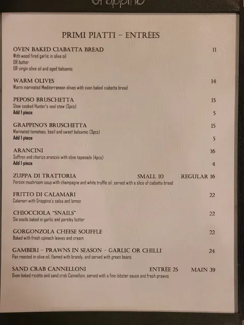 Grappino Ristorante Trattoria