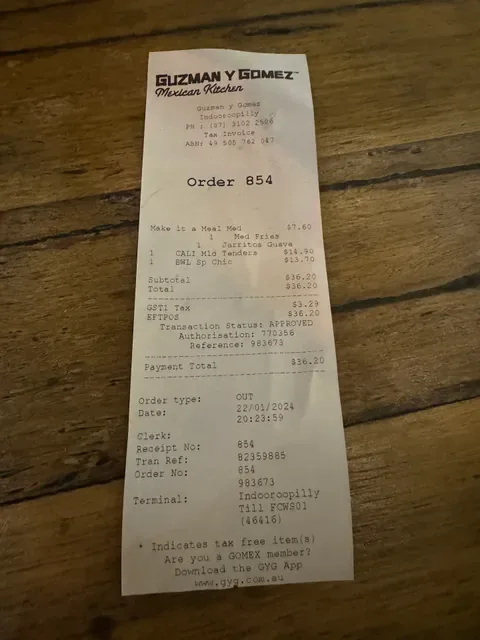 Guzman y Gomez - Indooroopilly