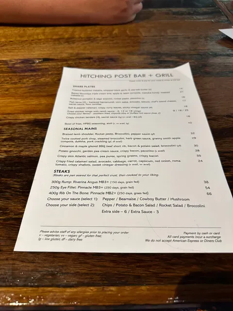 Hitching Post Bar + Grill