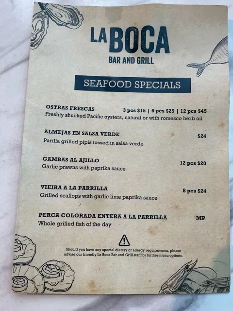 La Boca Bar and Grill Brisbane