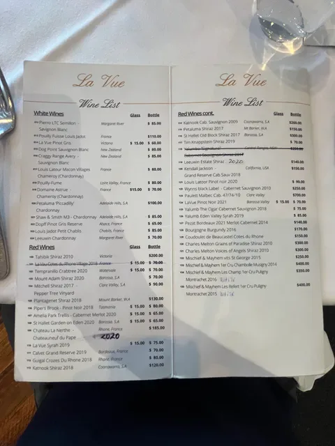 La Vue Waterfront Restaurant