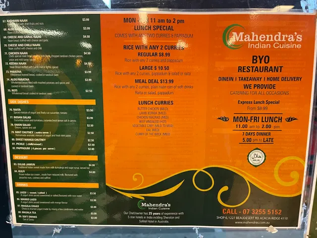 Mahendra's Indian Cuisine