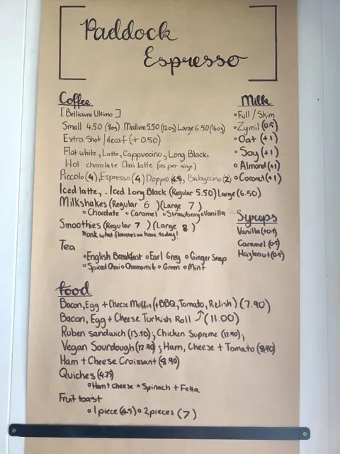 Paddock Espresso