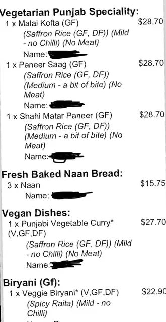 Punjab Curry Club Forest Lake