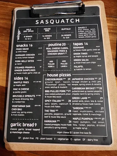 SASQUATCH BAR