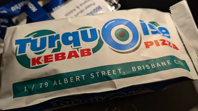 Turquoise Kebab Pizza