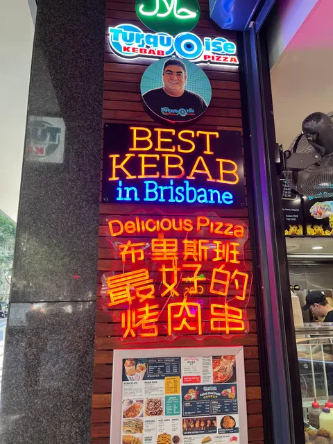 Turquoise Kebab Pizza
