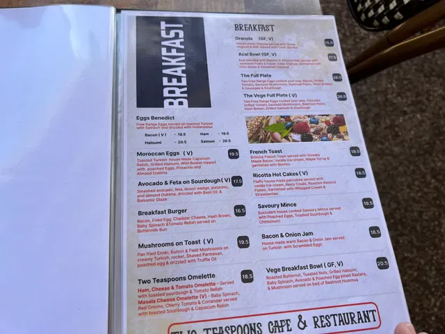 Two Teaspoons Cafe & Restaurant