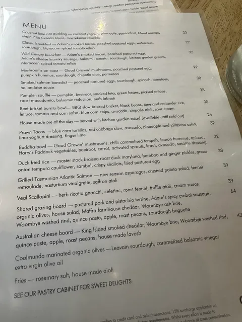 Wild Canary Bistro