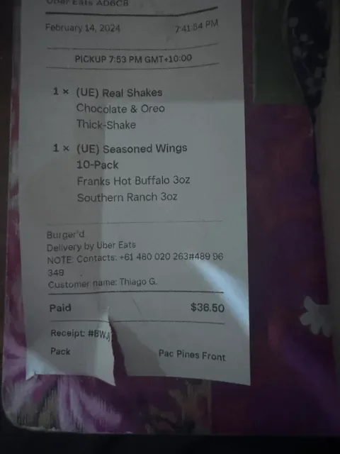 Burger'D Pacific Pines