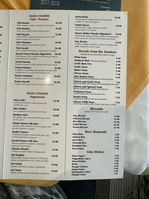 Haveli Authentic Indian Cuisine