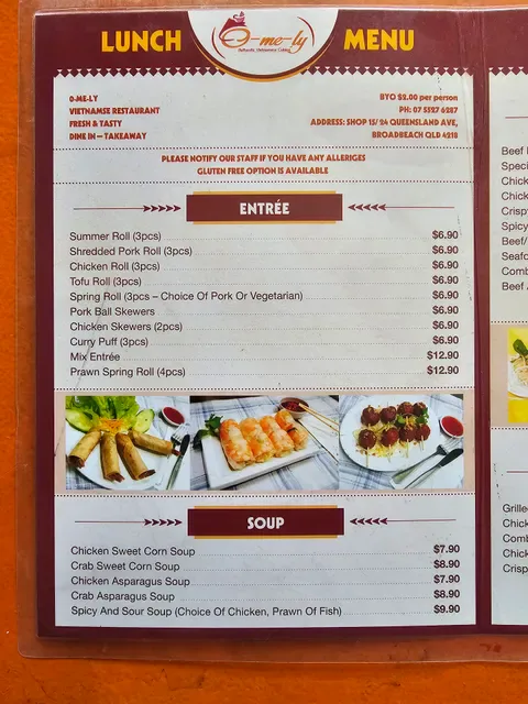 O-Me-Ly Vietnamese Restaurant