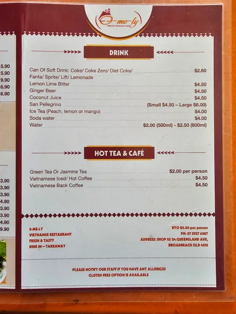 O-Me-Ly Vietnamese Restaurant
