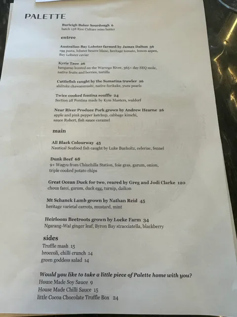 Palette Restaurant