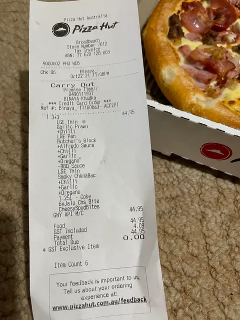 Pizza Hut Broadbeach