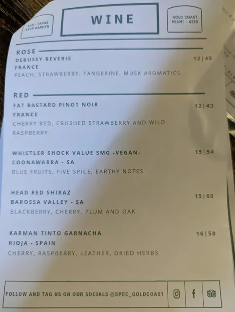 SPEC bar & tapas