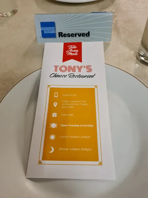 Tony's Chinese Restaurant
