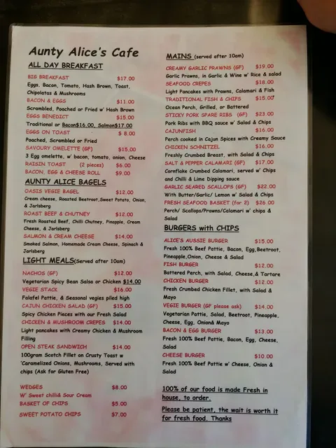 Aunty Alice's Café