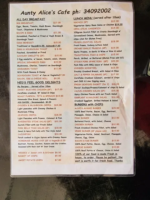 Aunty Alice's Café
